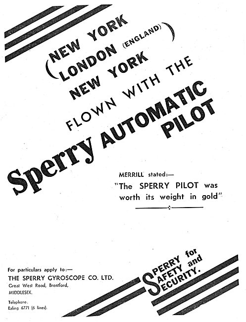 Sperry Automatic Pilot                                           