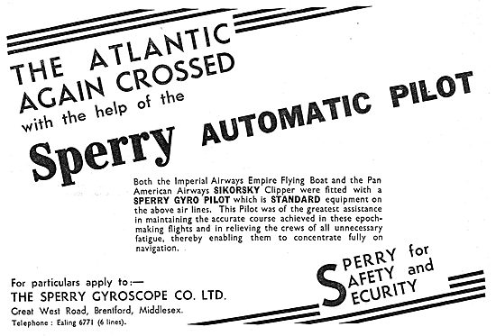 Sperry Automatic Pilot - Sperry Gyropilot - Autopilot            