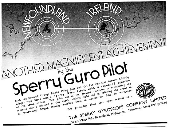 Sperry Aircraft Instruments - Sperry Gyro Pilot 1937             