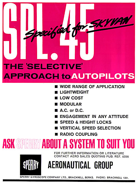Sperry SPL.45 Autopilot                                          