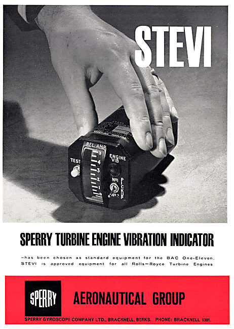 Sperry Turbine Engine Vibration Indicators                       