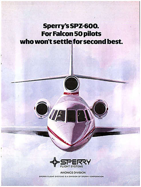 Sperry SPZ-600 Flight Control System                             