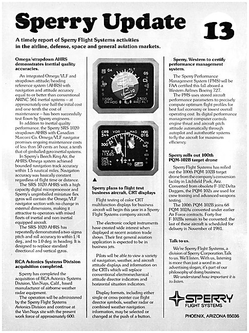 Sperry Flight Control Systems & Aircraft Instruments             