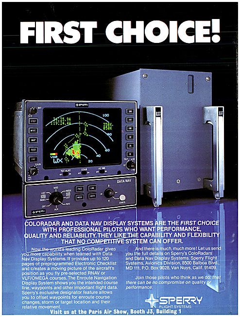 Sperry ColoRadar Weather Radar                                   