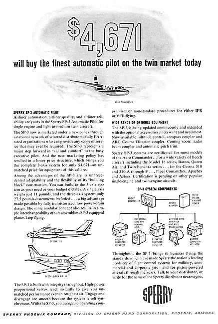 Sperry SP-3 Autopilot                                            