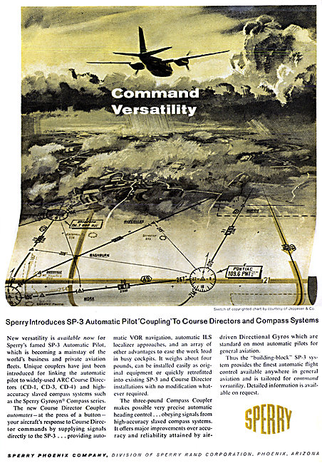 Sperry Instruments, Autopilots & Flight Systems                  