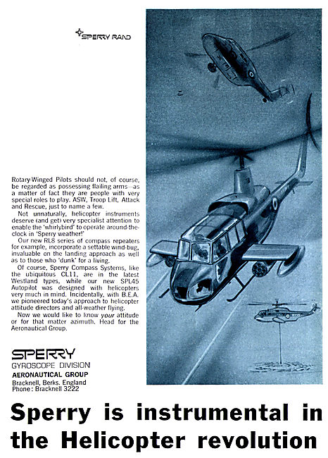 Sperry Rand Helicopter Flight Systems                            
