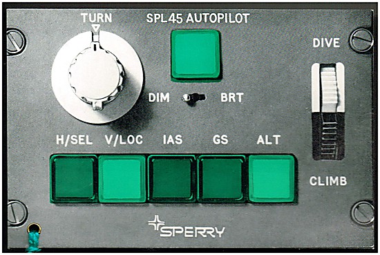 Sperry Rand Flight Systems - SPL 45 Autopilot                    
