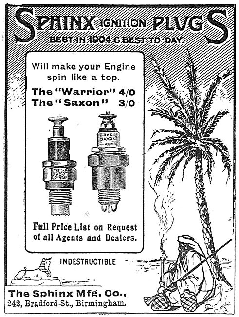 Sphinx Ignition Plugs - The Warrior - The Saxon                  