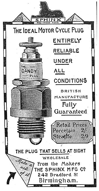 Sphinx Ignition Plugs - The Dandy                                