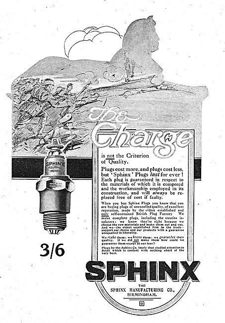 Sphinx Aeroplane Engine Sparking Plugs                           