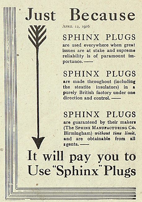 Sphinx Sparking Plugs                                            