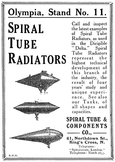 Spiral Tube Radiators & Fuel Tanks                               