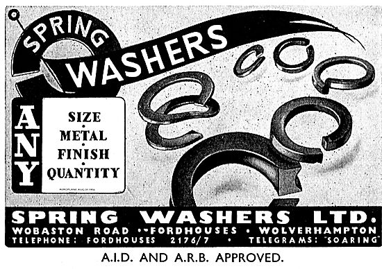 Spring Washers Ltd. Any Size Any Metal Any Finish Any Quantity.  