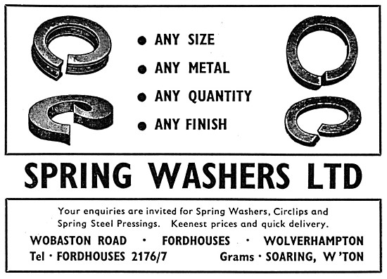 Spring Washers Ltd - Aircraft Grade Spring Washers               