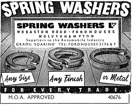 Spring Washers Ltd - Aircraft Grade Spring Washers               