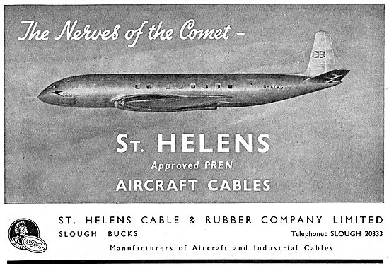 St Helens Aircraft Pren Electrical Cables                        