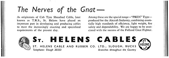 St Helens Aircraft Pren Electrical Cables                        