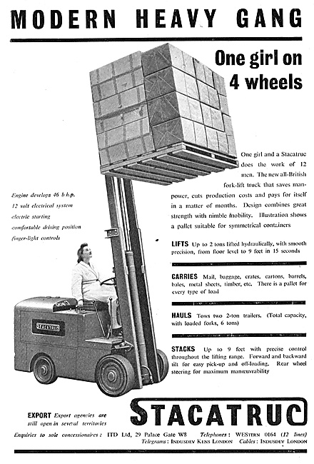 Stacatruc Fork Lift Trucks                                       