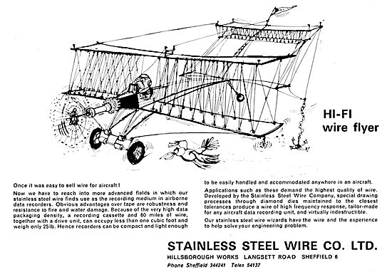 Stainless Steel Wire Co - Hillsborough Works Sheffield           