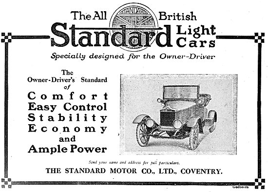 Standard Motor Cars.  1919                                       
