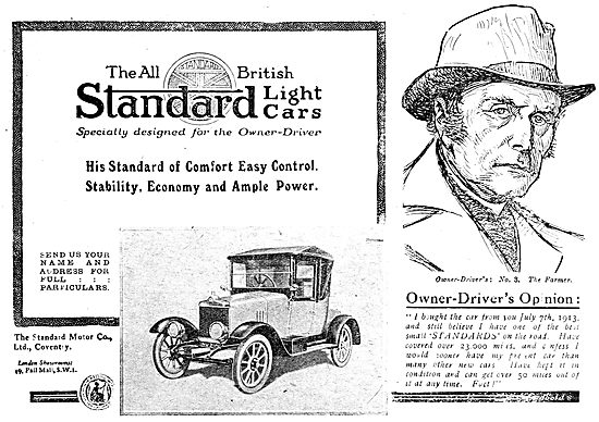 Standard Motor Cars.  1919                                       