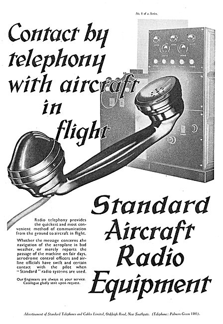 Standard Radio Aircraft & Aerodrome Radio Telephony Systems      