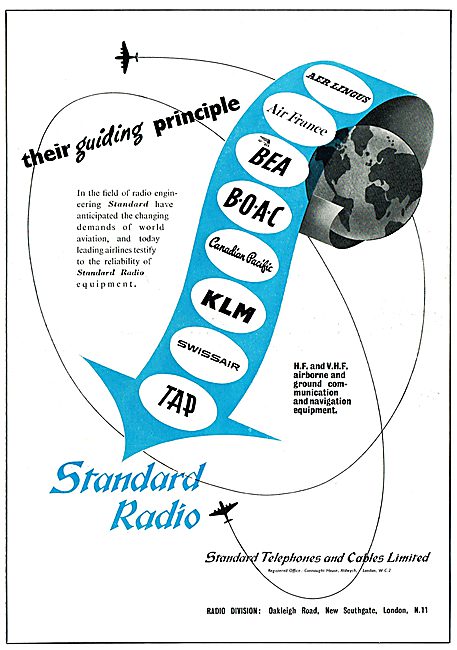 Standard Radio STC Air & Ground Radio Equipment. VHF HF MF       