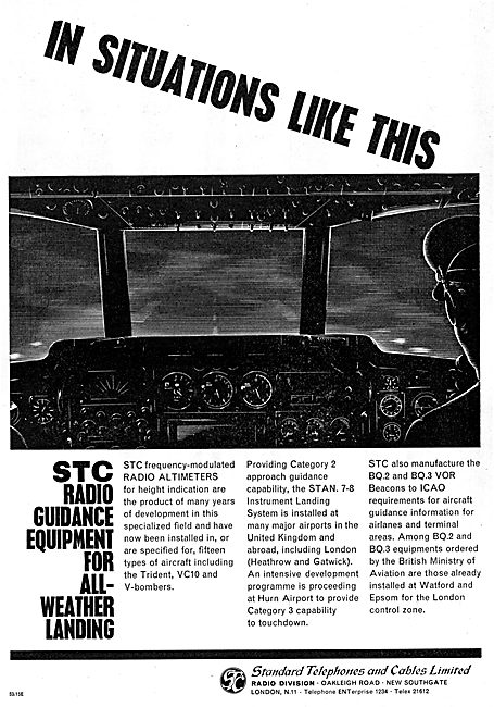 Standard Telephone STC Radio Altimeters                          