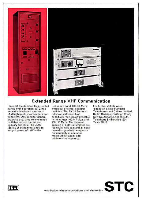 Standard Telephones & Cables - STC Airfield VHF Comms Sets       