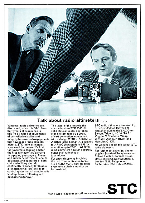 Standard Radio STC Radio Altimeters                              