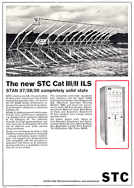 Standard Radio STC  Airfield ILS Installations 1967              