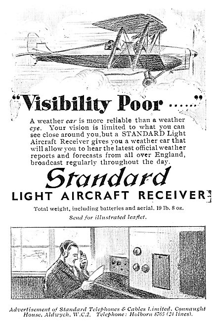 Standard Radio Light Aircraft Receivers                          