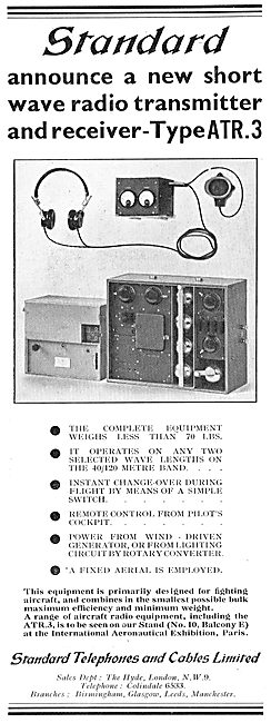 The Standard Aircraft Transmitter Receiver Type ATR3             