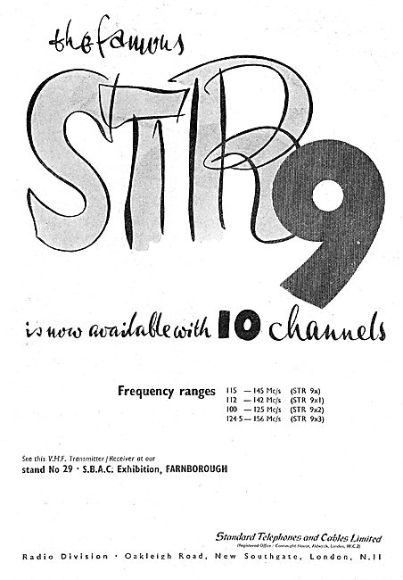 Standard Radio STC  - STR 9 VHF Nav/Com 1949                     