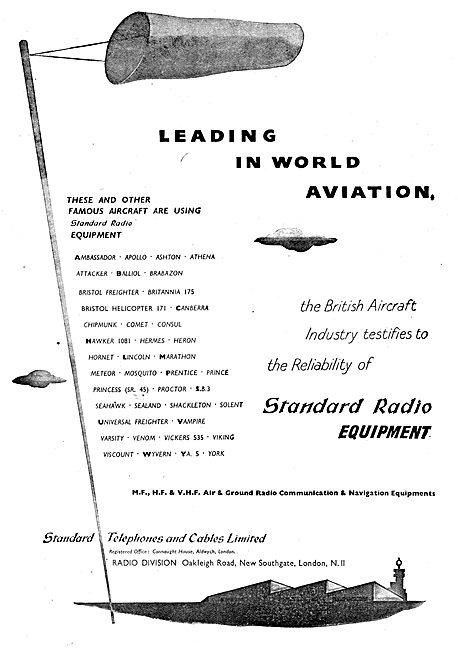 Standard Radio STC Communication & Navigation Equipment          