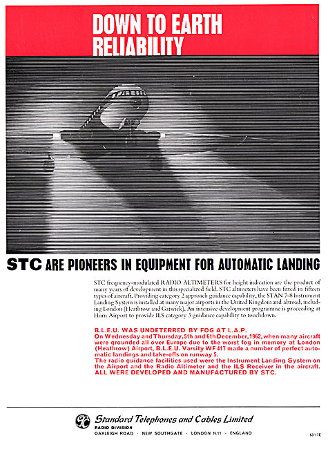 Standard Radio STC  Radio Altimeters                             