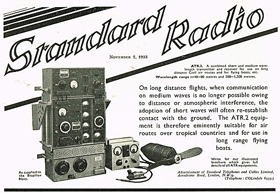 Standard Radio ATR3 For The Brazilian Navy                       