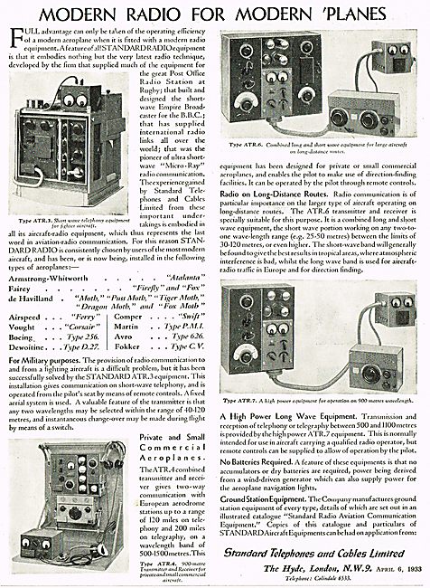 Modern Radio For Modern Planes                                   