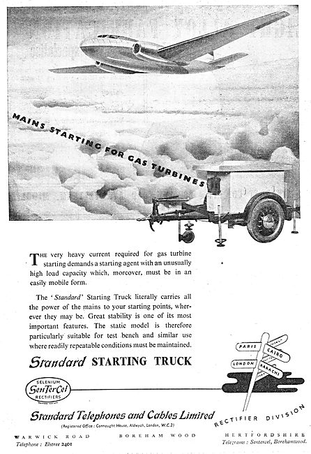 Standard Telephone Standard Gas Turbine Engine Starting Truck    