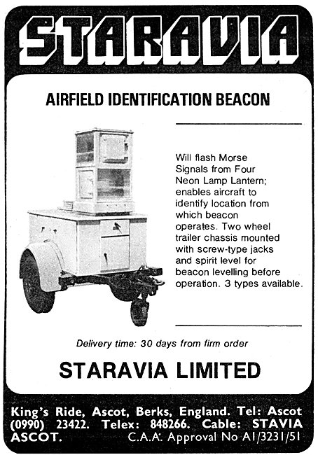 Staravia Mobile Airfield Identification Beacon                   