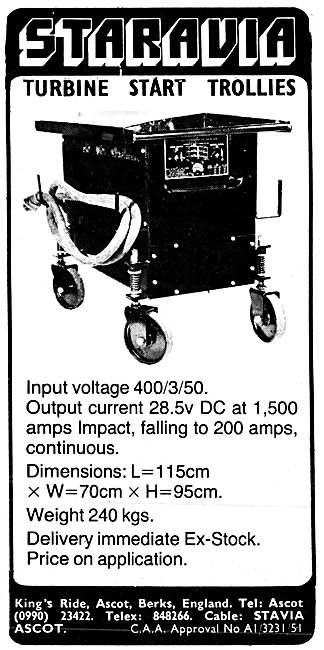 Staravia Turbine Start Trollies                                  