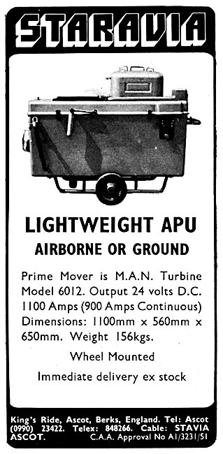 Staravia Aircraft Handling Equipment M.A.N. 6012 APU             