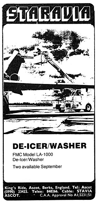 Staravia Aircraft Handling Equipment De-Icer/ Washer Vehicle     