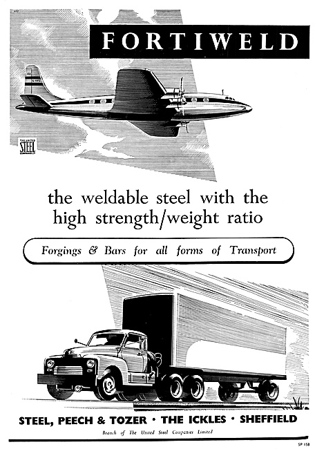 Steel, Peech & Tozer Weldable Steel, Forgings & Bars             