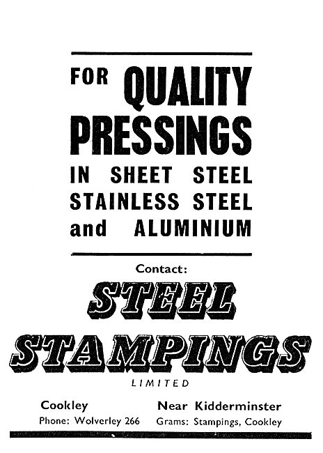 Steel Stampings Ltd - Quality Pressings In Steel & Aluminium     