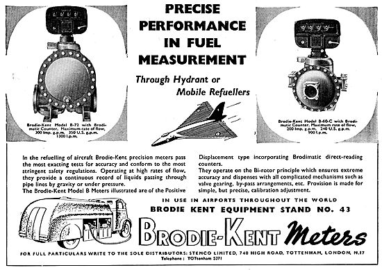 Stemco. Distributors For Brodie-Kent Aircraft Refuelling Meters  