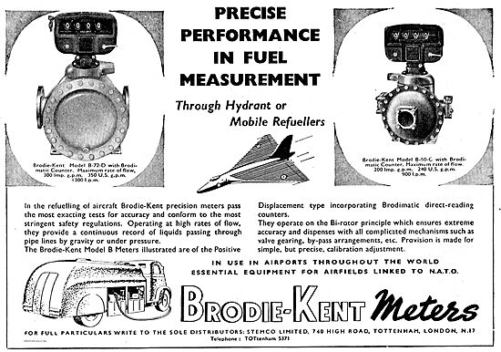 Stemco Brodie-Kent Fuel Meters For Hydrants & Mobile Refuellers  