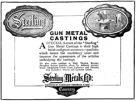 Sterling Metals Coventry - Gun Metal Castings                    