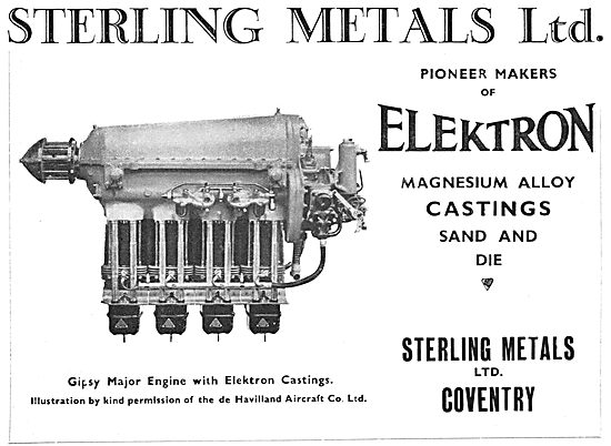 Sterling Metals Elektron Castings 1933                           